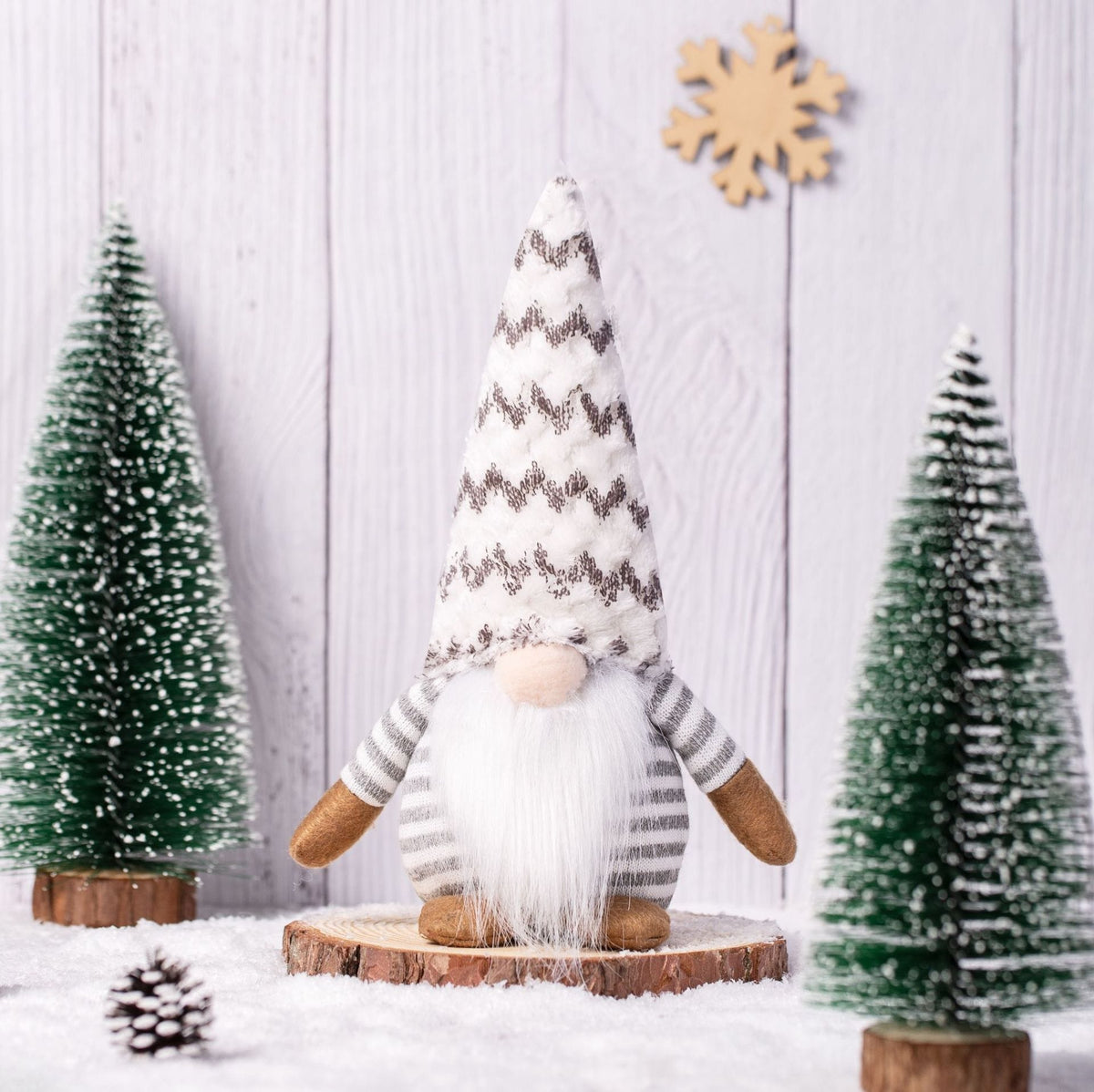 New Nordic Plush Knitted Christmas Decoration Faceless Doll Doll Forest Old Man Rudolf Ornament