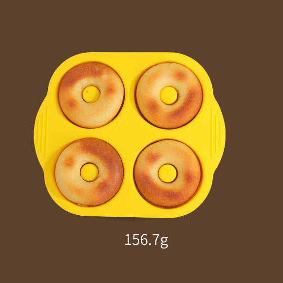 Small Silicone High Temperature Cake Small Mold Baby Food Supplement Baking Tool Doughnut Chocolate Oven Abrasive eprolo