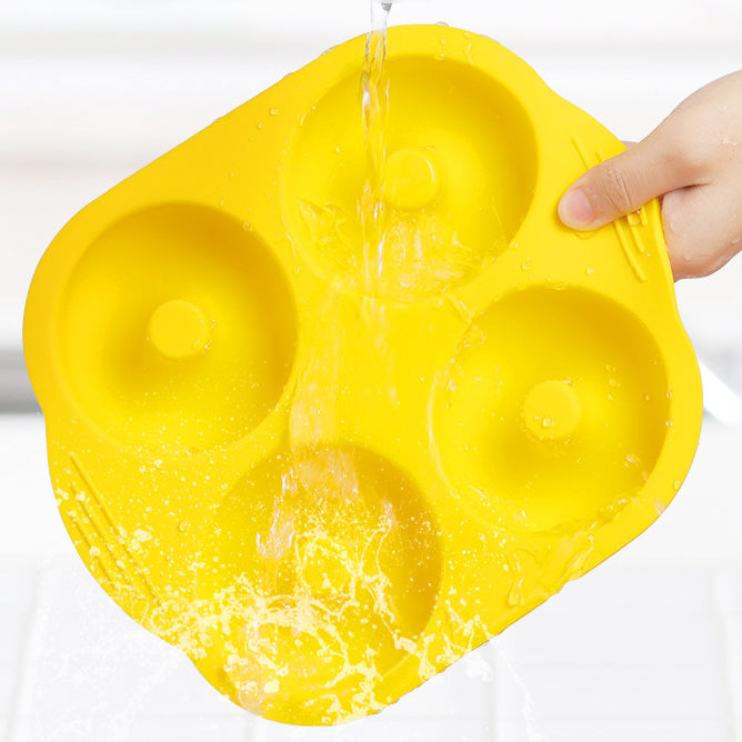 Small Silicone High Temperature Cake Small Mold Baby Food Supplement Baking Tool Doughnut Chocolate Oven Abrasive eprolo