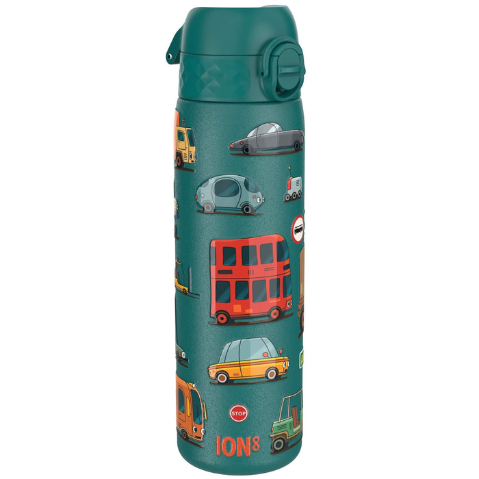 Leak Proof Slim Thermal Steel Water Bottle, Insulated, Automobiles, 500ml (17oz) ION8