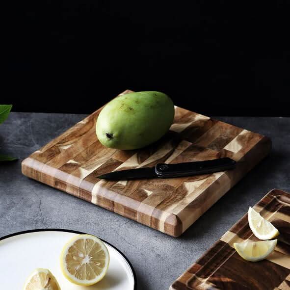 EXTRA LARGE Cutting Board, Rectangle End Grain Butcher Block, Kitchen Chopping Boards, Acacia Wood eprolo