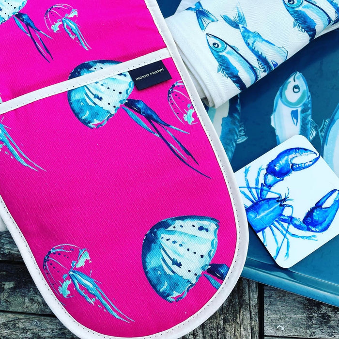 Oven Gloves- Super Duper Pink Jellies