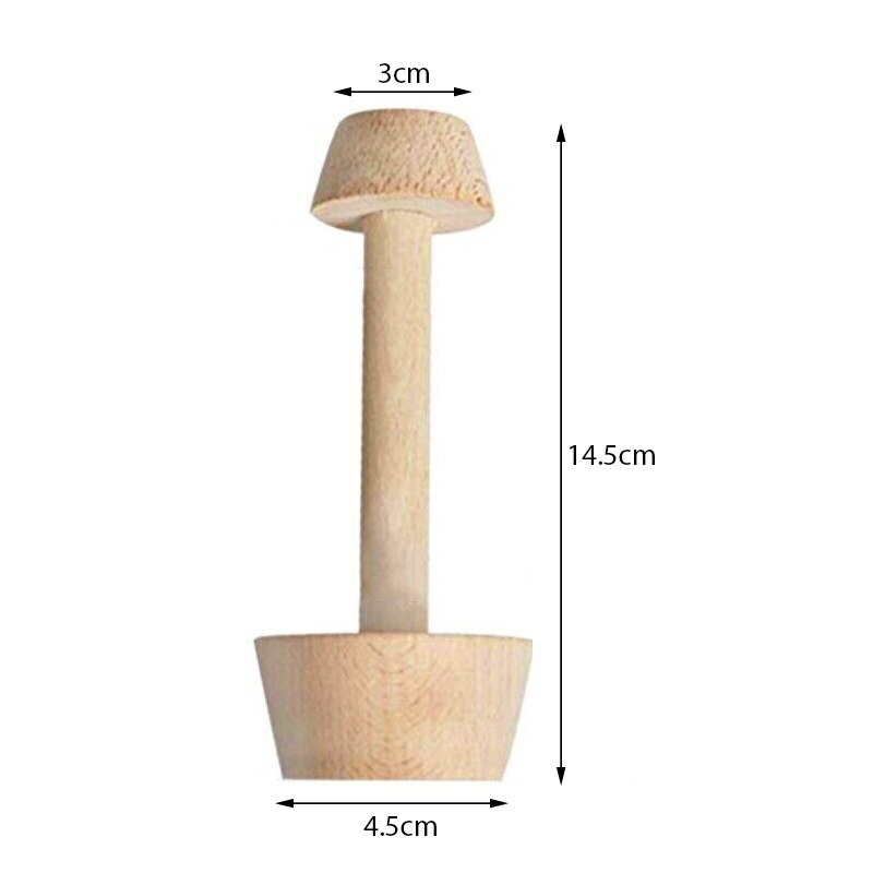 Instant Tart and Pie Molder Wood Double Side Wooden Pastry Kitchen Tools eprolo