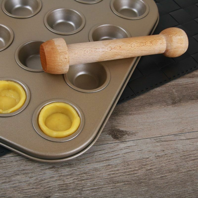 Instant Tart and Pie Molder Wood Double Side Wooden Pastry Kitchen Tools eprolo