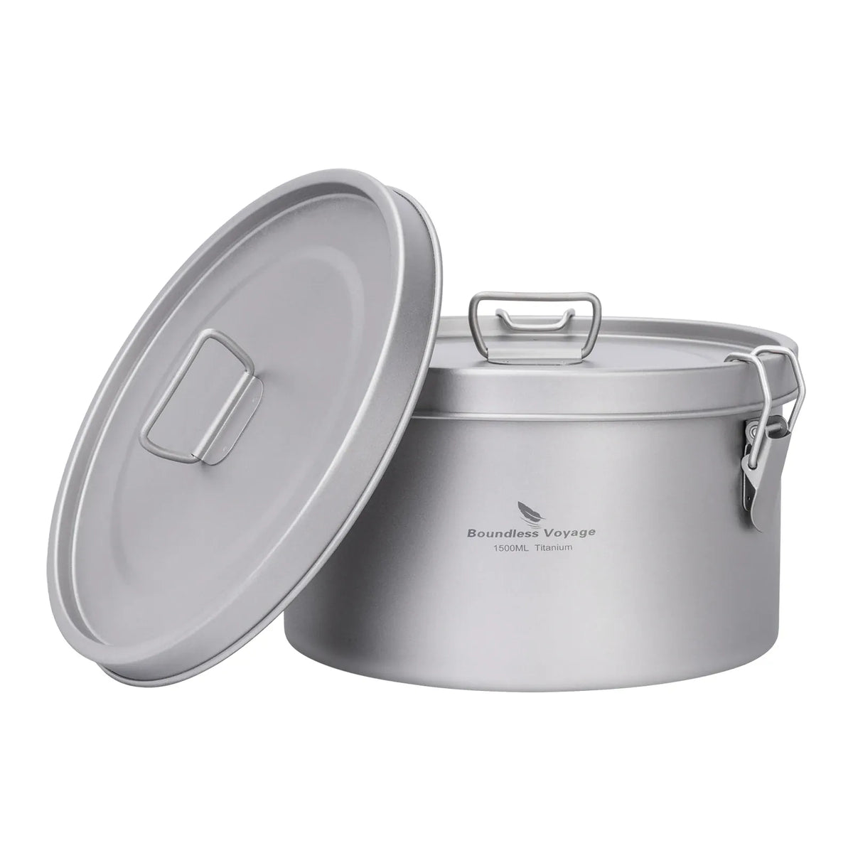 Boundless Voyage Titanium Dinner Box Multi-Functional Food Storage Container with 2 Lids for Picnic, Travel, School Lunch Box