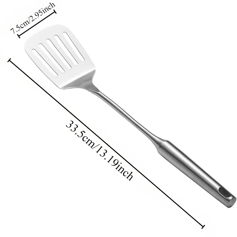 Stainless Steel Kitchen Shovel, Kitchen Spatula, Non Stick Cookware Can Be Cleaned in A Dishwasher, Easy To Clean Ideal Cookware Kitchen Essentials