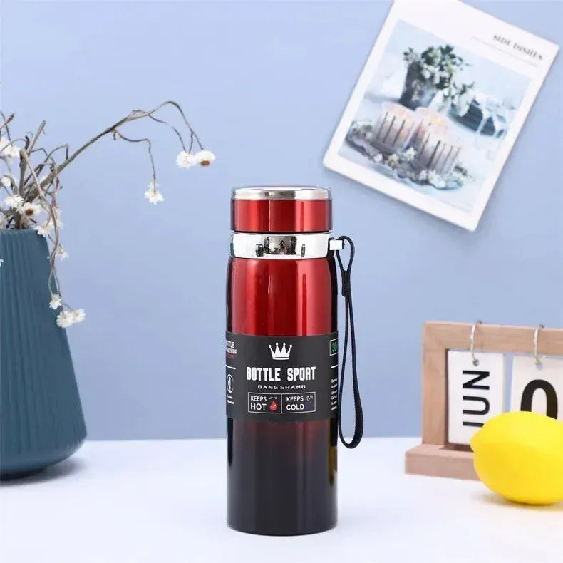 1L Thermal Water Bottle Keep Cold and Hot Water Bottle Thermos for Water Tea Coffee Vacuum Flasks Stainless Steel Thermos Bottle Kitchen Essentials