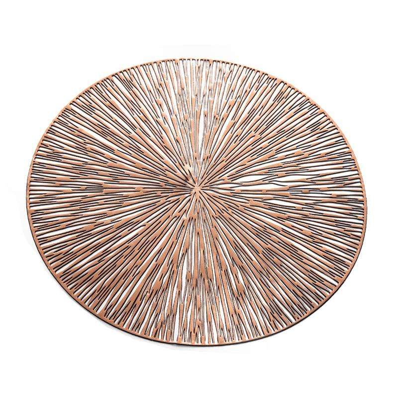 Chic Home Placemats - Rose Gold - Set of 2 KitchBoom