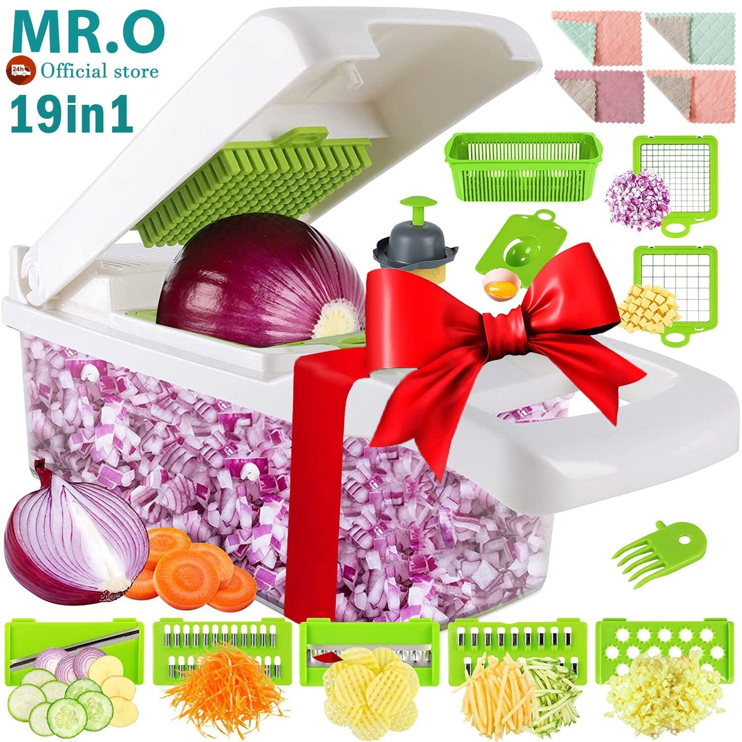 19 in 1 Multifunctional Vegetable Cutter Kitchen Essentials