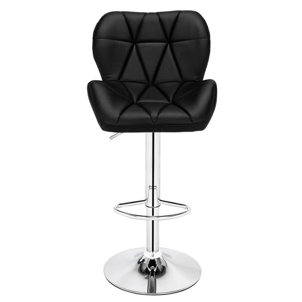 2pcs SSJ-275 Oblique Checks Bar Stool Black hello-826