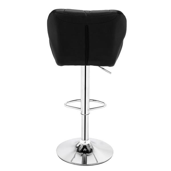 2pcs SSJ-275 Oblique Checks Bar Stool Black hello-826