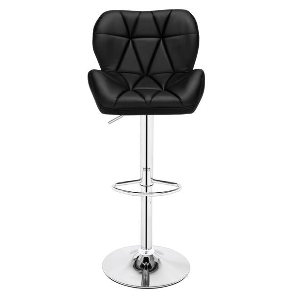 2pcs SSJ-275 Oblique Checks Bar Stool Black hello-826