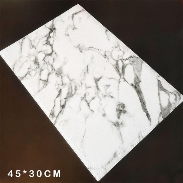 2pcs or 3pcs Marble Effect Placemat & Coaster Dinnerware Kitchen Essentials