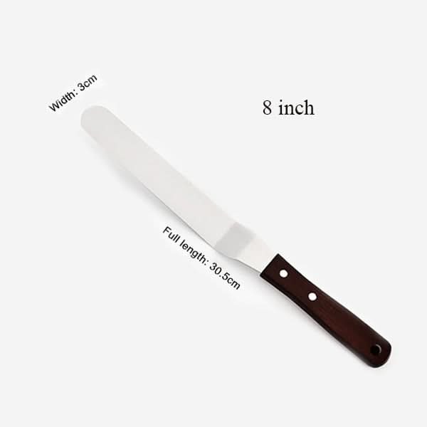 4/6/8/10 Inch Stainless Steel Cake Butter & Icing Smoother Knife Kitchen Essentials