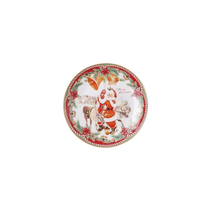 7/10inch Christmas Plates Dishes Kitchen Essentials
