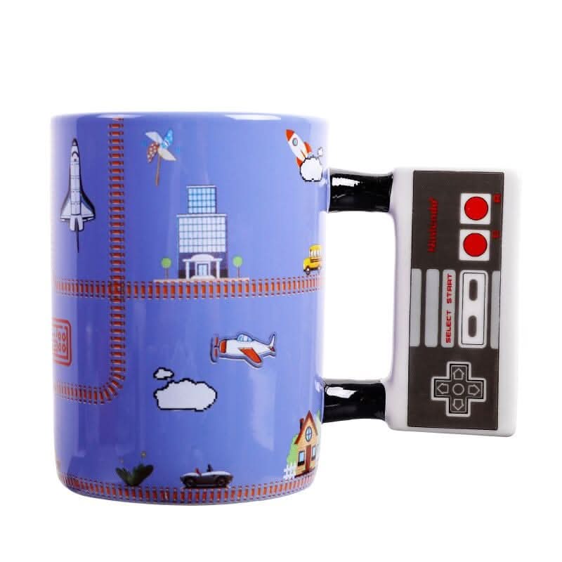 Blue Cup Gaming Handle Ceramic Cup eprolo