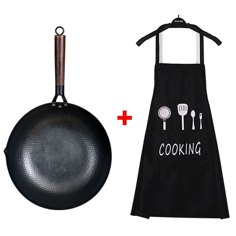 Carbon Steel Wok Pan 32cm Kitchen Essentials