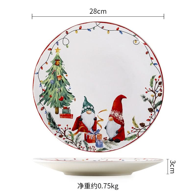 Christmas Ceramic Tableware Kitchen Essentials