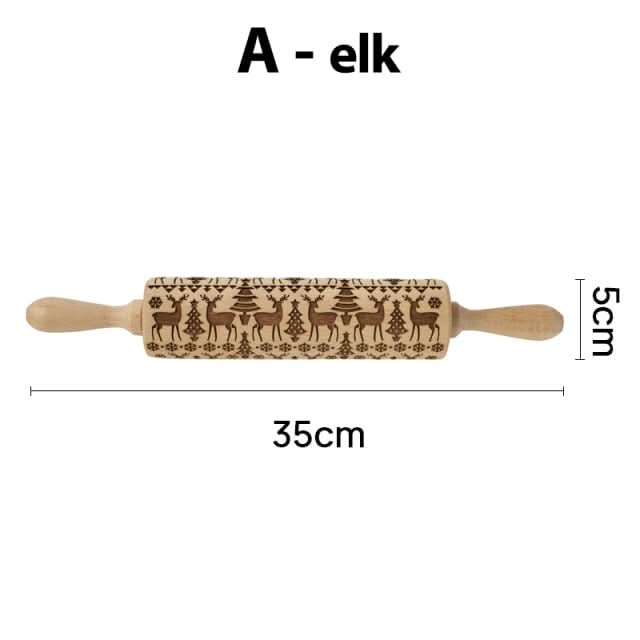 Christmas Rolling Pins for Baking Kitchen Essentials