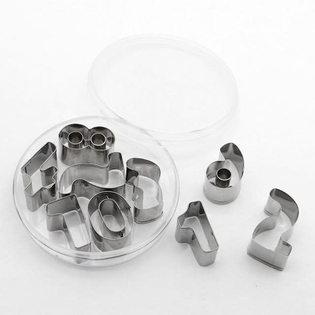 Cookie Cutter Set Digital/Heart/Star/Animal/Flower DIY Baking Mold eprolo