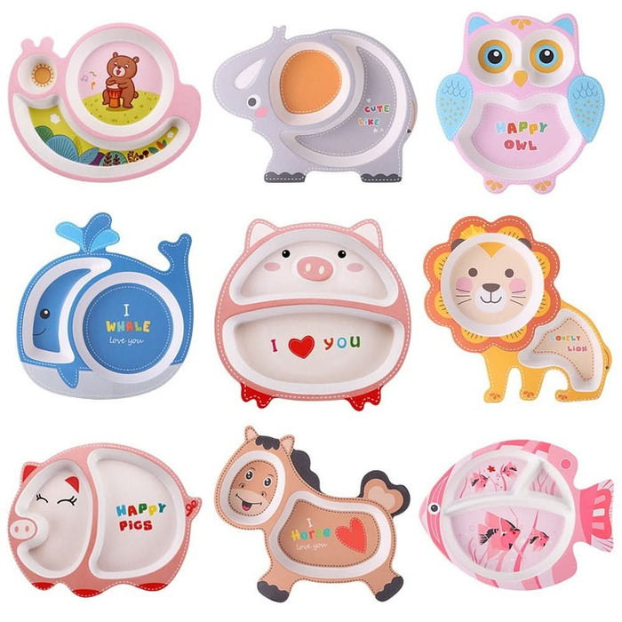 Creative Animals Kids Dinnerware Plates Kitchen Essentials