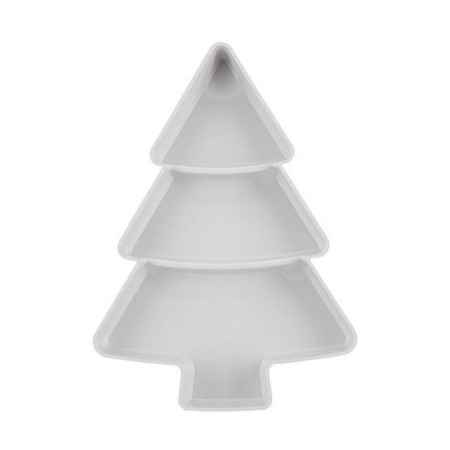 Creative Christmas Tree Shape Snack Plate Kitchen Essentials