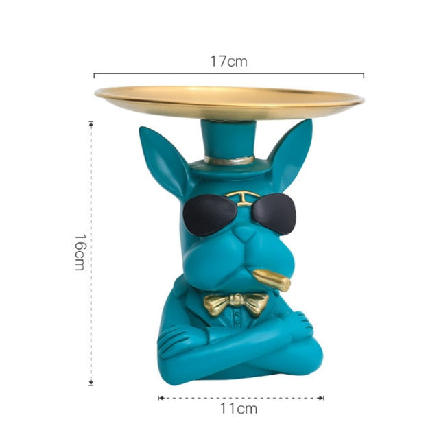 French Bulldog Sculpture Dog Statue Kitchen Essentials