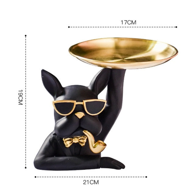 French Bulldog Sculpture Dog Statue Kitchen Essentials