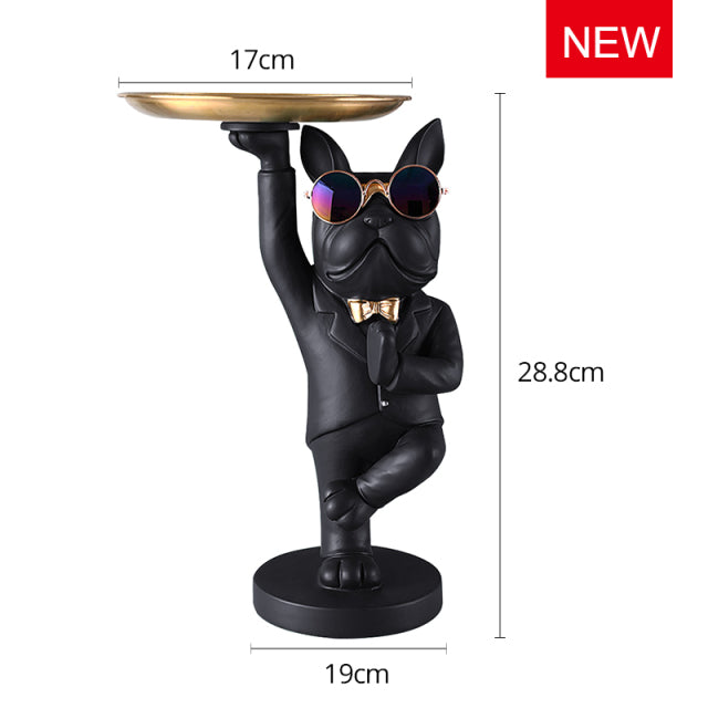 French Bulldog Sculpture Dog Statue Kitchen Essentials