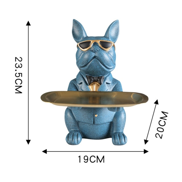 French Bulldog Sculpture Dog Statue Kitchen Essentials