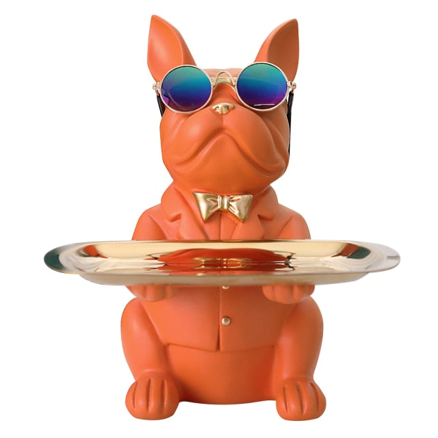 French Bulldog Sculpture Dog Statue Kitchen Essentials