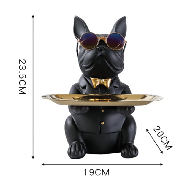 French Bulldog Sculpture Dog Statue Kitchen Essentials