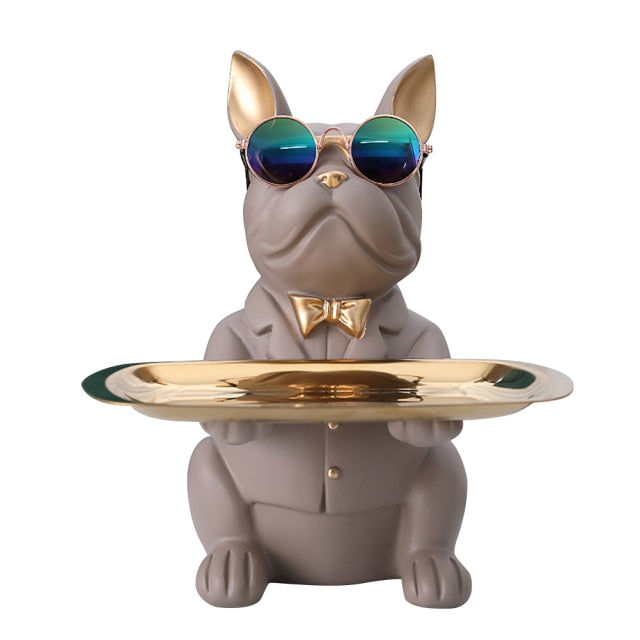 French Bulldog Sculpture Dog Statue Kitchen Essentials