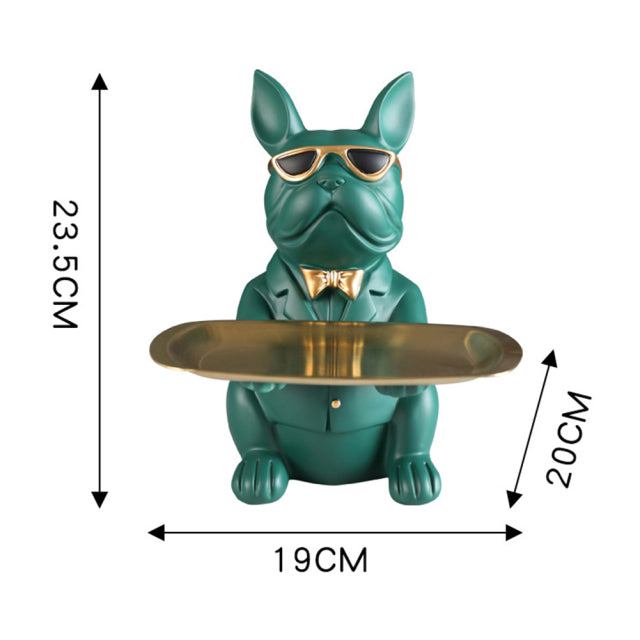 French Bulldog Sculpture Dog Statue Kitchen Essentials