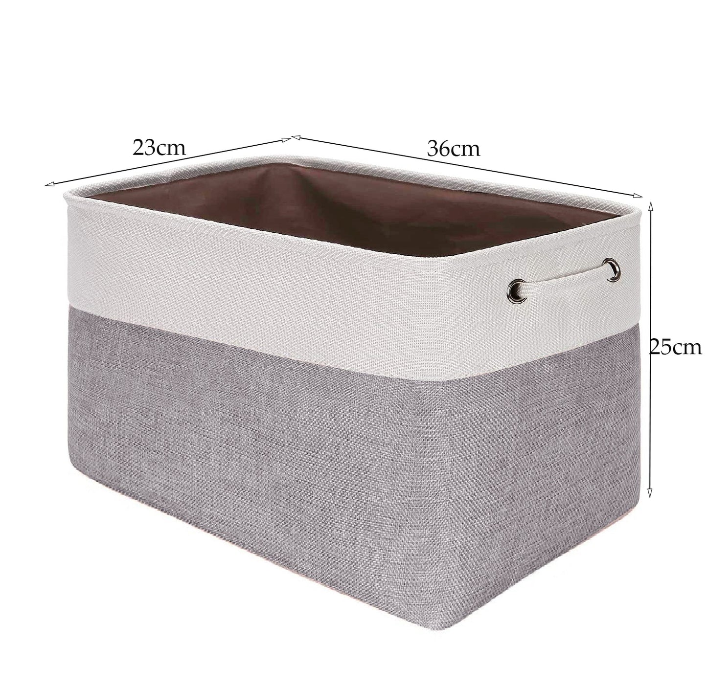 Cotton Linen Folding Storage Baskets Kitchen Essentials