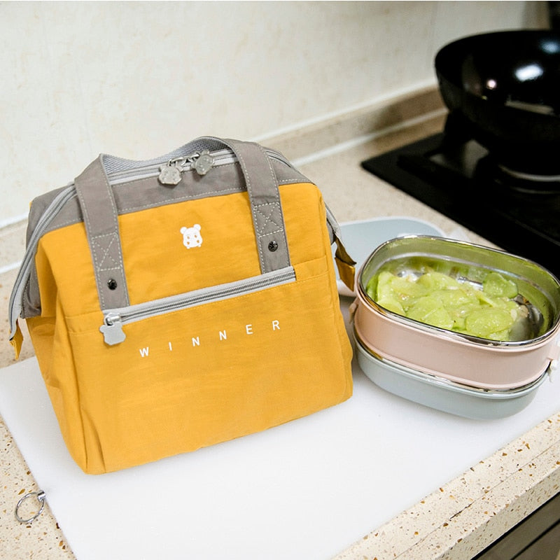 Thermal Insulated Lunch Box & Tote Cooler Bag Kitchen Essentials