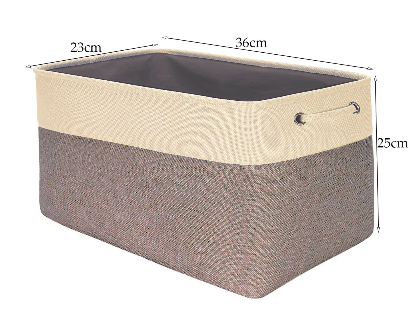 Cotton Linen Folding Storage Baskets Kitchen Essentials