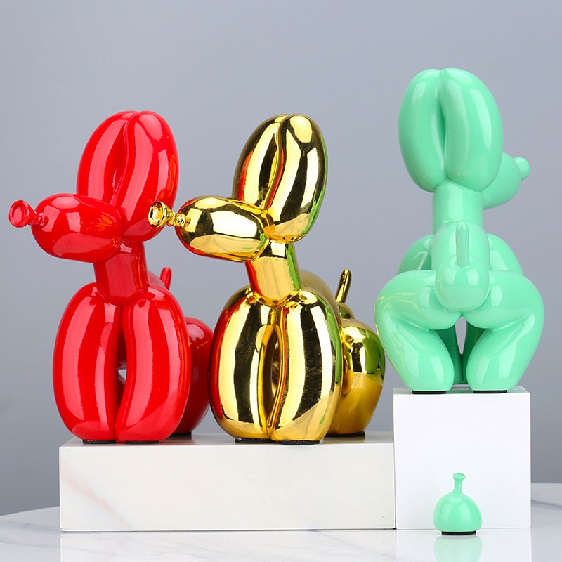 Resin Balloon Dog Statues Kitchen Essentials