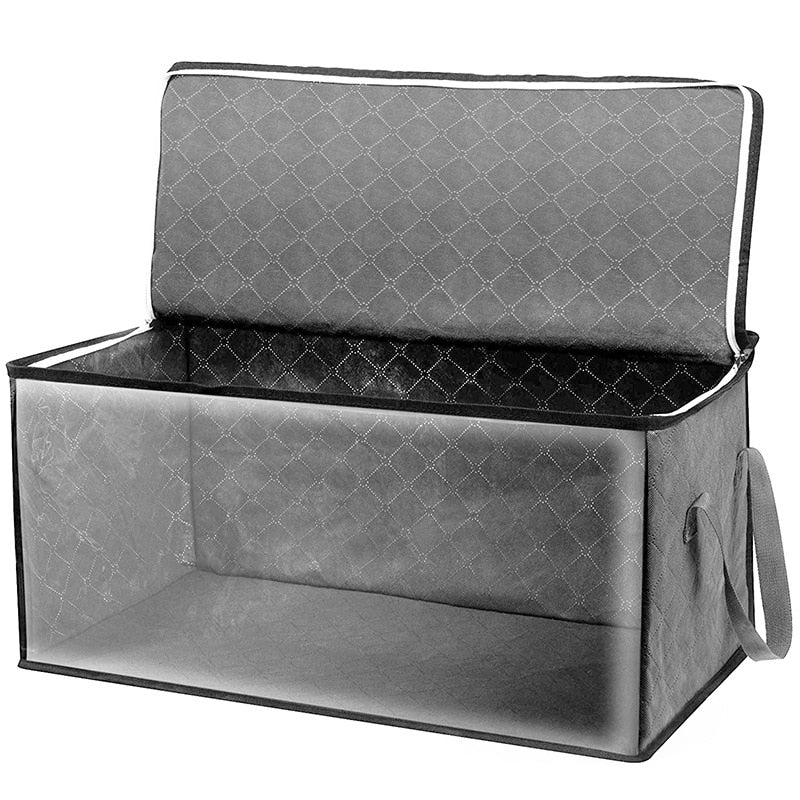 Foldable, Dustproof Ottoman Bed Storage Organiser Kitchen Essentials