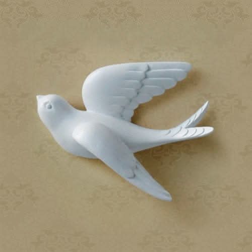 Resin 3d Swallow Birds Figurine Wall Stickers Kitchen Essentials