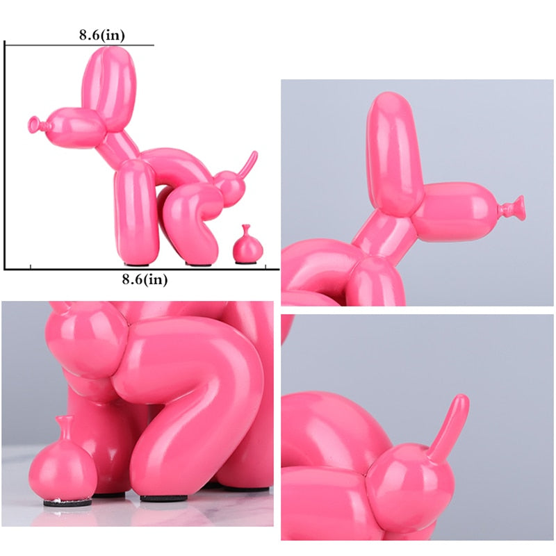 Resin Balloon Dog Statues Kitchen Essentials