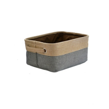 Nordic Linen Storage Baskets Kitchen Essentials