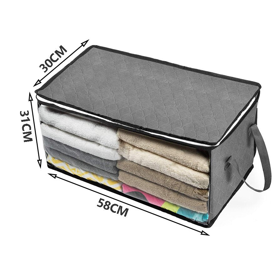 Foldable, Dustproof Ottoman Bed Storage Organiser Kitchen Essentials