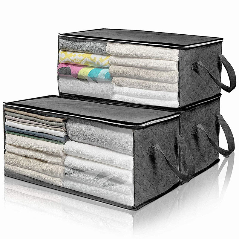 Foldable, Dustproof Ottoman Bed Storage Organiser Kitchen Essentials