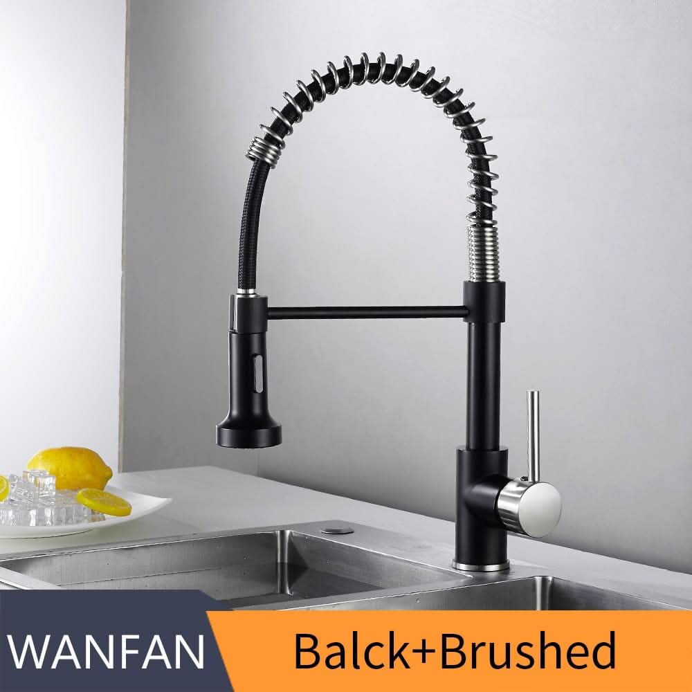 Kitchen Tap Faucets in Matte Black for Kitchen Sink Kitchen Essentials
