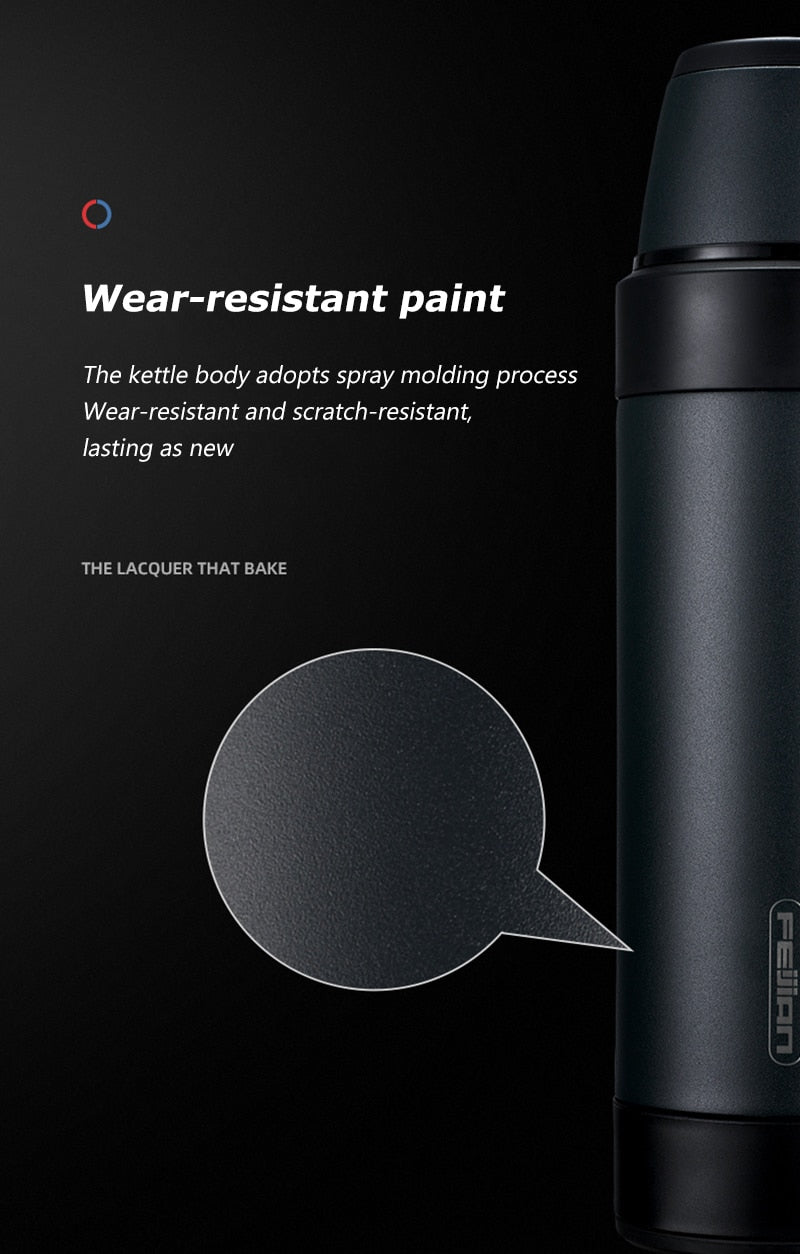 Military Travel Thermos Flask Kitchen Essentials