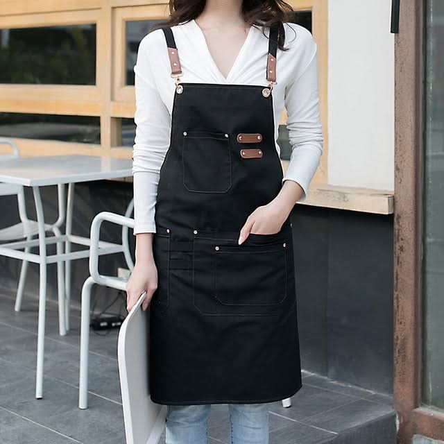 New Fashion Canvas Unisex Kitchen Aprons Kitchen Essentials