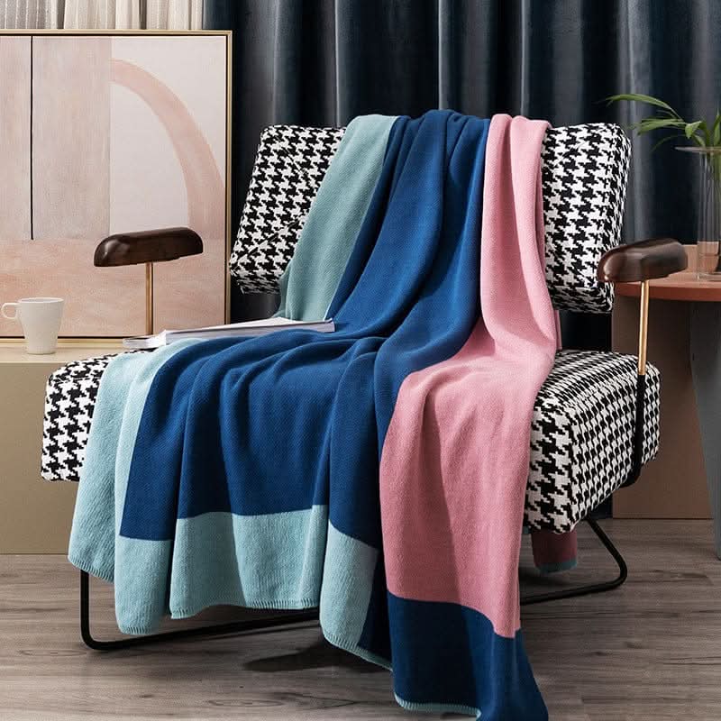 Nordic Style Knitted Blanket eprolo
