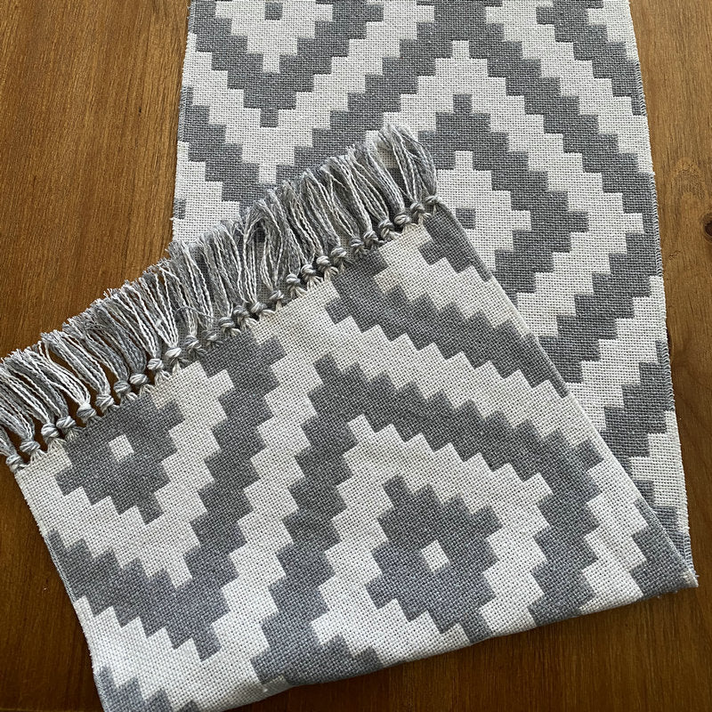 Cotton Linen Table Runner Buffalo Plaid Woven Kitchen Kitchen Essentials