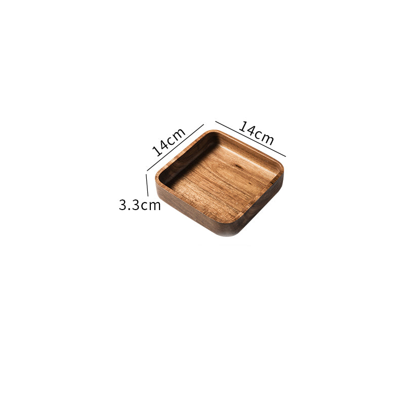 Rectangular Tableware Tray Wooden Western Dinner Plate eprolo
